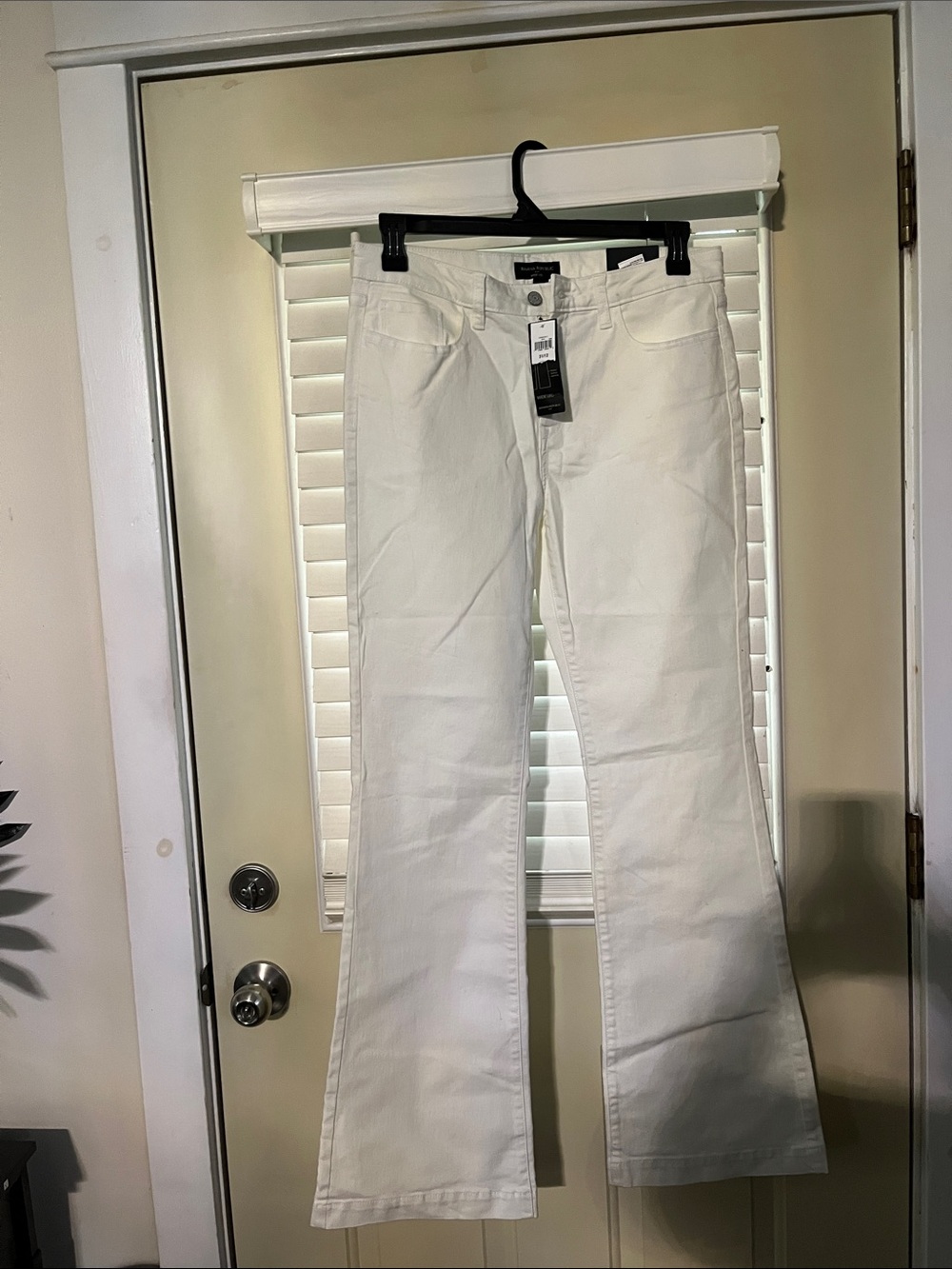 Banana Republic White Flared Jeans